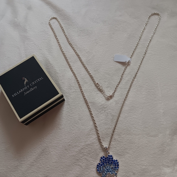 Necklace 37" with big pendant Sterling Silver - Picture 4 of 9